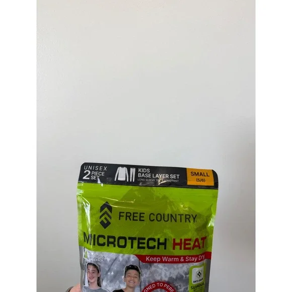 Free Country Kids' Microtech® Heat Base Layer Set – Size Small (5–6) – Unisex - Picture 3 of 4